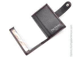 Женская кожаная визитница Sergio Valentini СВ 3222-010  фото 3