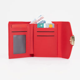 Кошелёк на кнопке, цвет красный - Simaland фото 4