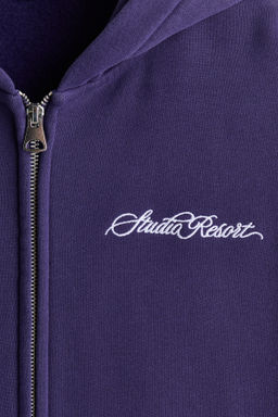 Chaqueta sudadera estampada con capucha Loose Fit - H&m фото 5