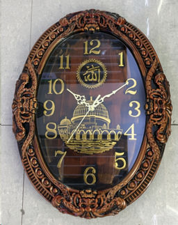 Часы настенные Мусульманские 45х33 см / 2582MB /уп 20/черные