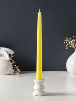 Свеча античная 25 см (набор 3 шт) 58 гр, 7 ч, цв. пастельно-жёлтый