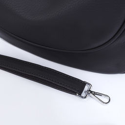 Сумка-мешок на молнии, наружный карман, длинный ремень, цвет тёмно-серый - Simaland фото 6