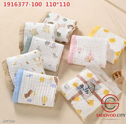 Муслиновое одеяло-плед для малышей