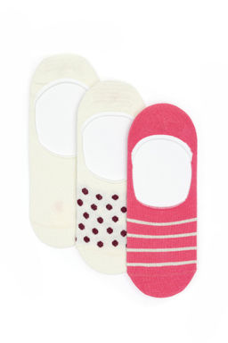 Женские носки-балерины из трех предметов