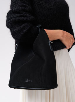 Замшевая сумка Rebecca DBR 31370 черный  фото 7