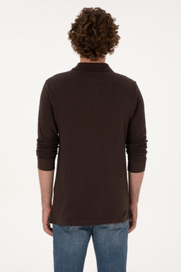 Erkek Koyu Kahverengi Basic Sweatshirt Sepette S_rpriz _ndirim - U.s. polo assn фото 5