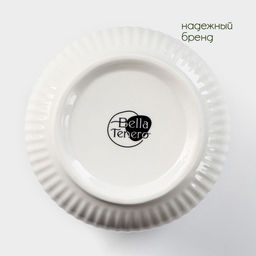 Банка для сыпучих BellaTenero, 800 мл, 10×15 см, фарфор, белая