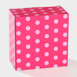 Салатник Доляна «Горошек», 580 мл, керамика, розовый