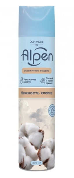 ALPEN освежитель 300мл Нежность хлопка