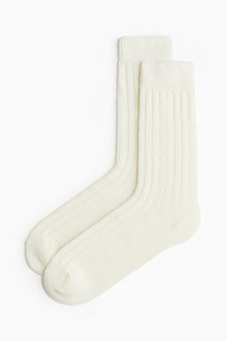 Calcetines en punto mixto