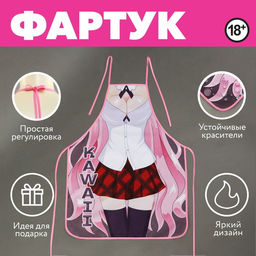 Фартук кухонный Аниме, полноцветный