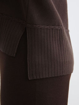 Bisiklet Yaka Kad?n Triko Kazak