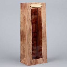 Пакет подарочный под бутылку, упаковка, «Пожелания», 36×13×10 см