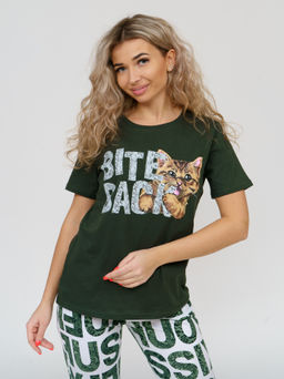 775/2 Пижама "Буквы/хаки"