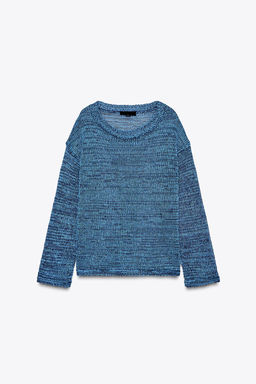 RIBBON TRIM KNIT SWEATER - Zara фото 3