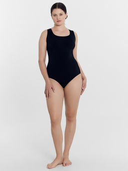 Купальник женский слитный в черном цвете черный 762218 - Mark formelle фото 5