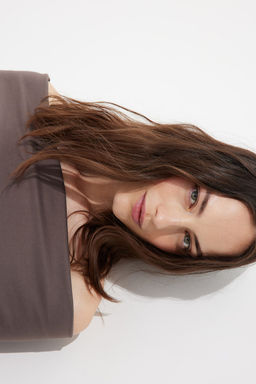 MAMA Vestido off-the-shoulder de punto - H&m фото 2