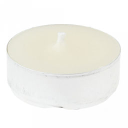 Свеча чайная "Ваниль" д3,7см, h1,5см, ароматизированная, парафин, малая, время горения 4 часа, 15гр, набор 6шт (Россия)