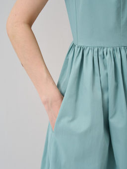 Платье хлопок OD-796-1 св.зеленое OD-796-1