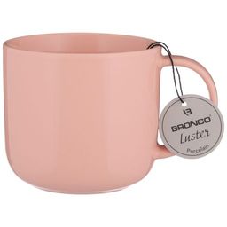 Цена за 4 шт. КРУЖКА LUSTER 440МЛ РОЗОВАЯ (МАЛ=4ШТ/КОР=24ШТ.) - Bronco фото 2