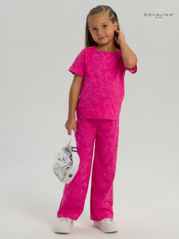 Костюм Лето варенка фуксия - Sovalina фото 5