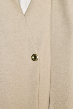 BLAZER WITH DRAPED NECK - Zara фото 18