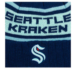 Шапка AMERICAN NEEDLE арт. 42812A-SEK Seattle Kraken Pillow NHL (темно-синий / голубой) фото 2