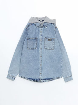 Kap??onlu Erkek ?ocuk Jean G?mlek