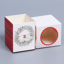 Цена за 5 шт. Бонбоньерка новогодняя «С Новым годом!», 6×7×6 см