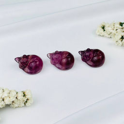 Фигурка Кошка из Флюорита