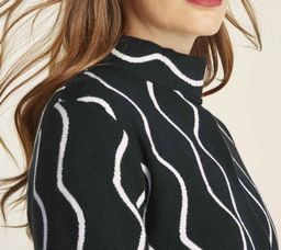 Пальто, черно-белое - Heine фото 5