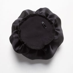 Брошь из органзы, Полуночная роза - Charutti фото 17