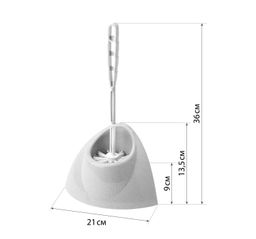 Комплект для туалета БЛЕСК уголок арт. М 5012 - Полимербыт фото 6