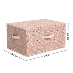 VAL OA-BOX-DDM Короб стеллажный с откидной стенкой, с крышкой, 50*35*25 см, OPUS ROMANO AURA, шт - Valiant фото 3