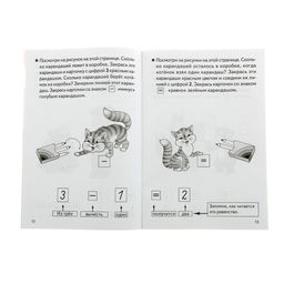 Цена за 5 шт. Рабочая тетрадь для детей 4-5 лет «Учимся прибавлять и вычитать», Бортникова Е.