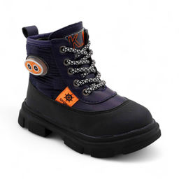 Ботинки демисезонные 5921-2В черно синие