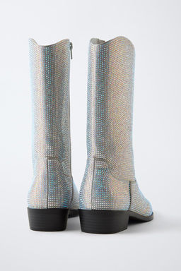GLITTER COWBOY BOOTS - Zara фото 6
