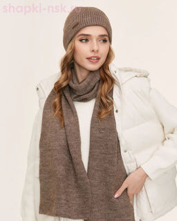 LS 52 PL 52 Комплект женский флис (колпак+шарф) (56-58)