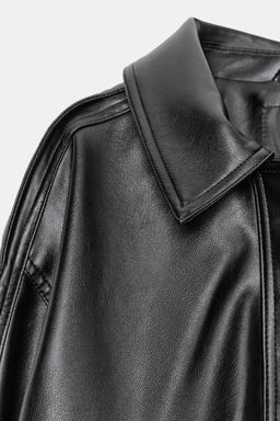 JACKET WITH DETACHABLE FAUX FUR COLLAR - Zara фото 9