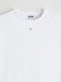 Bisiklet Yaka K?z ?ocuk Ti??rt