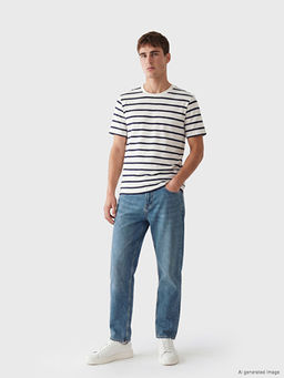 730 Havu? Kal?p Erkek Jean Pantolon