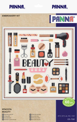 Набор для вышивания PANNA CE-7391 Красота 27.5 х 27.5 см