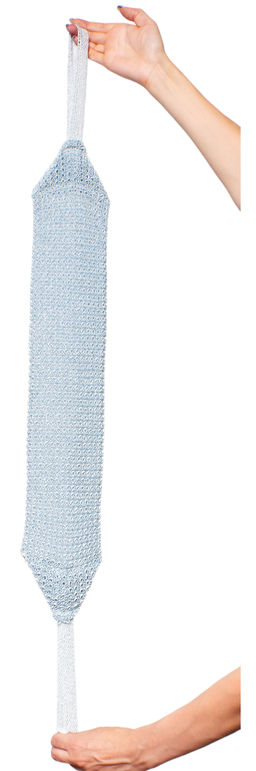 VIVAL Мочалка-стрейч массажная с ручками (растягивается до 100 см)