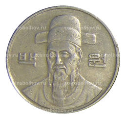 Монета 100 вон 1994 года Южная Корея