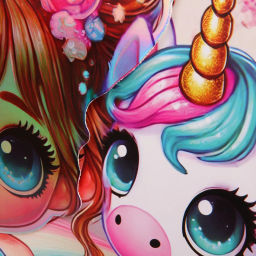 Пакет подарочный "Моя единорожка" 26*32*10 см