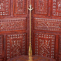 Ложка для обуви «Якорь с канатом», 52×5.5×1 см, латунь