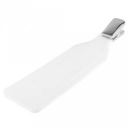 Доска Рыбная для чистки рыбы и филе, с зажимом из нержавеющей стали 58х15х1см, ПВХ, цвет белый, упак. термоусадочная пленка (Китай)