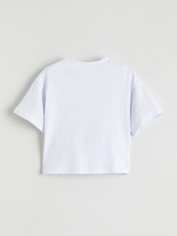 Bask?l? K?z ?ocuk ?ortlu Pijama Tak?m?