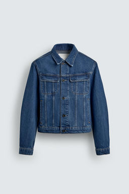 CAZADORA DENIM RELAXED FIT / Azul - Zara фото 8