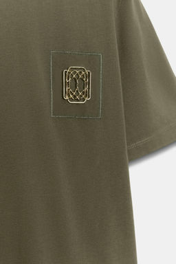 CAMISETA FORNITURA EFECTO LAVADO / Verde - Zara фото 3